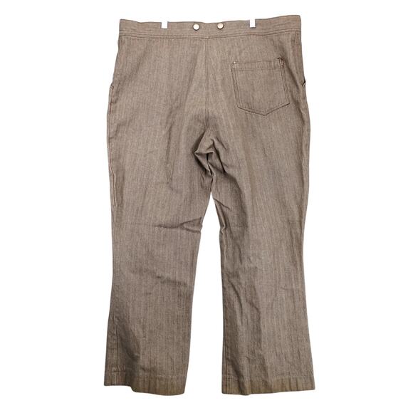 Vtg Horsefly's Old West Clothing TX Mens 42x30 Brown Tweed Bootcut Trouser Pants - Picture 2 of 10